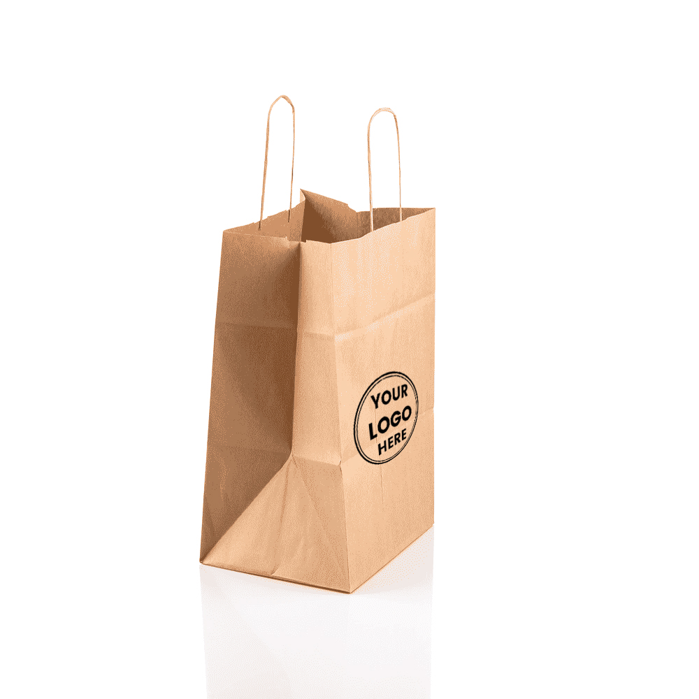 Twist handle paper bag